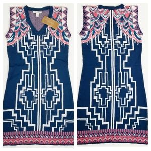 Francesca's miami sleeveless knit bodycon dress S